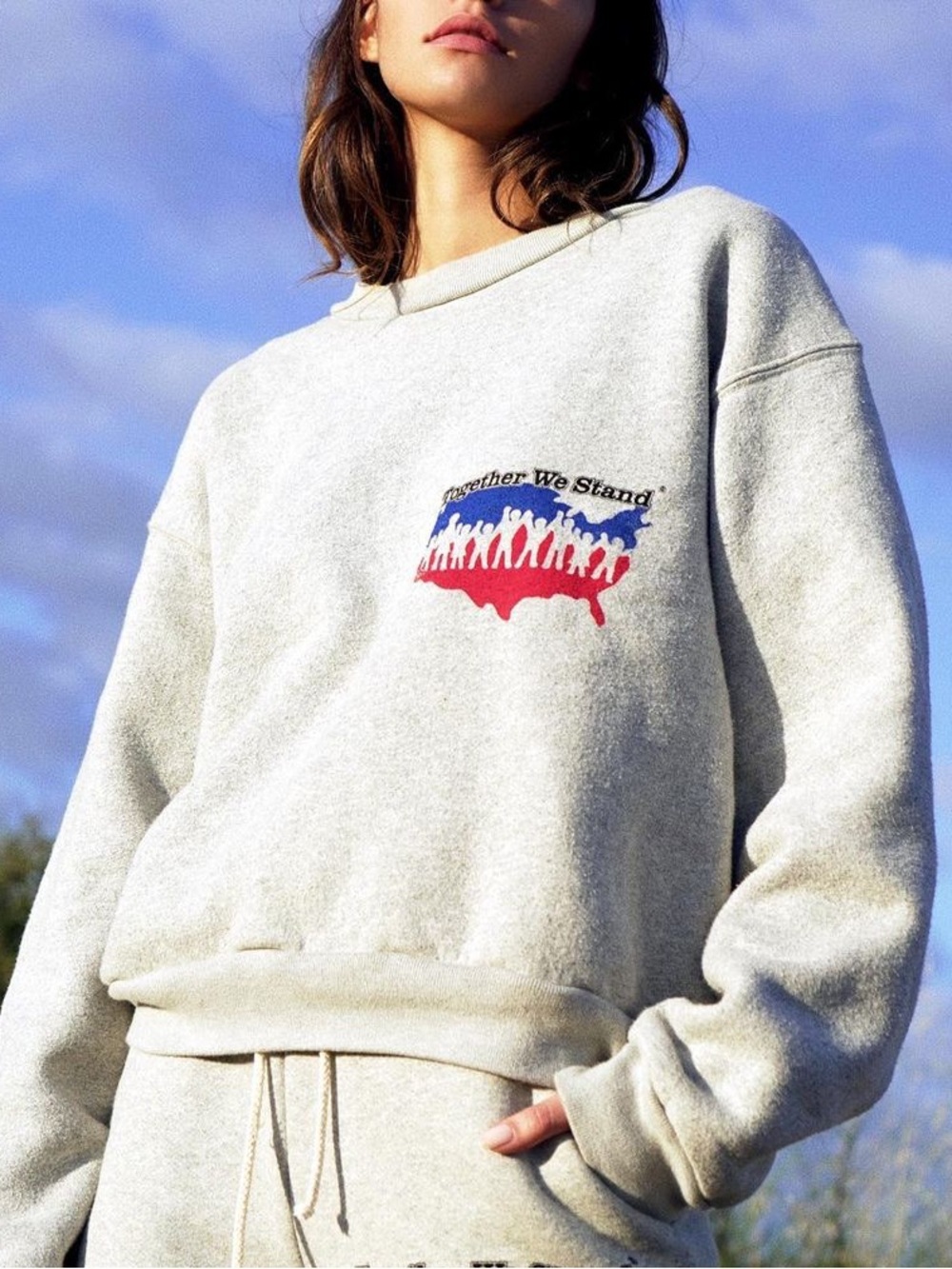 CHERRY LA Together We Stand Crewneck Sweatshirt